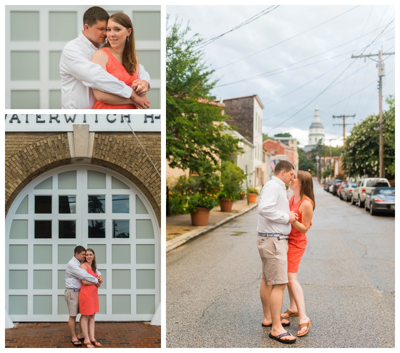 Waterwitch Downtown Annapolis engagement photos