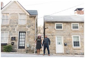 old ellicott city engagement photos