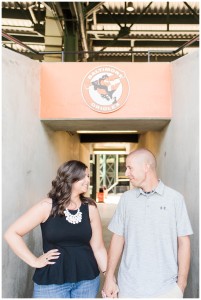 camden yards engagement photos