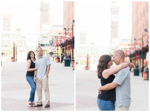 camden yards engagement photos