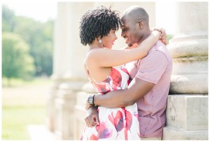 national arboretum engagement photos