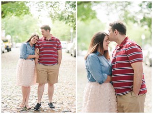 old town alexandria engagement photos
