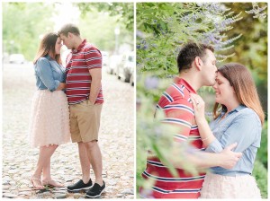 old town alexandria engagement photos