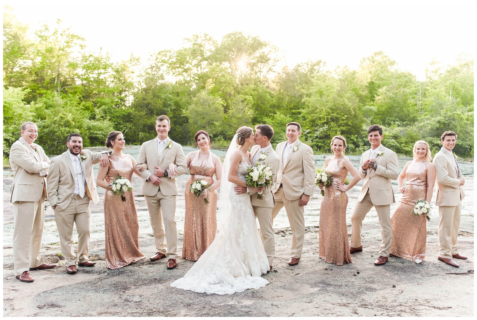Rose Gold & Greenery Wedding at The Mill At Fine Creek Wedding | S&D Photography