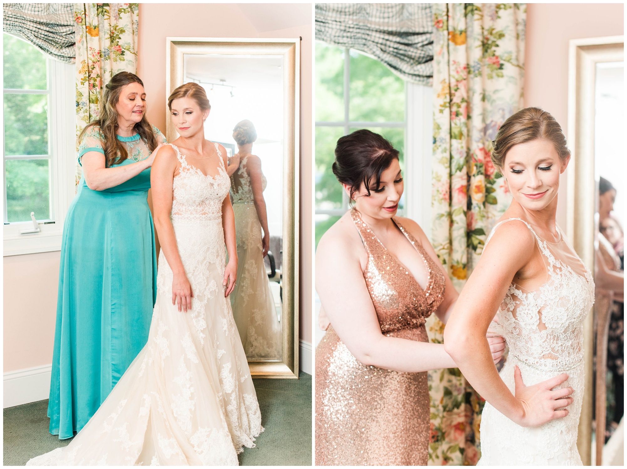 Rose Gold & Greenery Wedding at The Mill At Fine Creek Wedding | S&D Photography