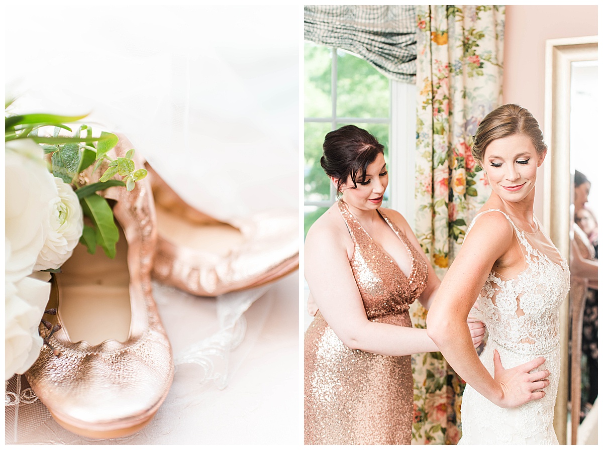 The Mill at Fine Creek Wedding: Bridal Details and Getting Ready Photo