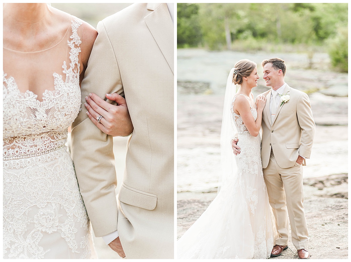 The Mill at Fine Creek Wedding: Bride and Groom Portraits