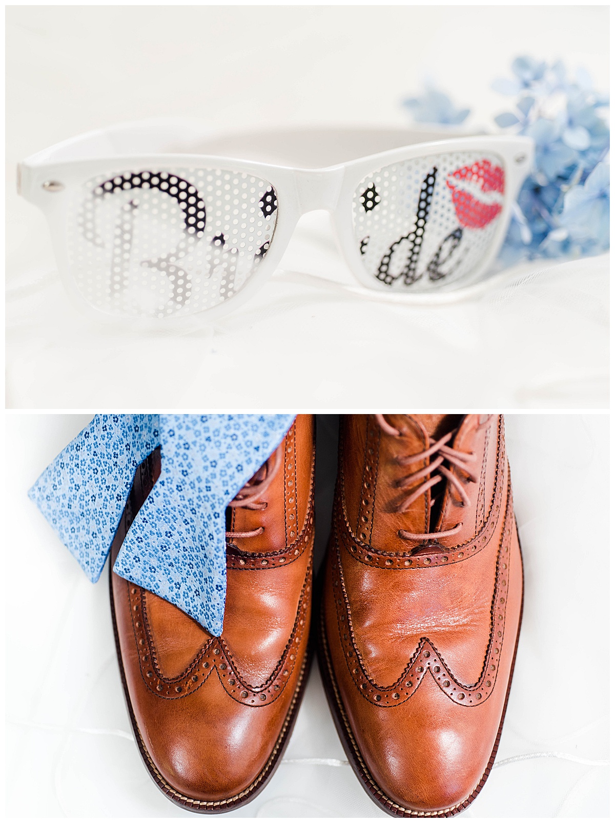 DC Church Wedding: Bride and Groom wedding details, shoes, tie, sunglasses