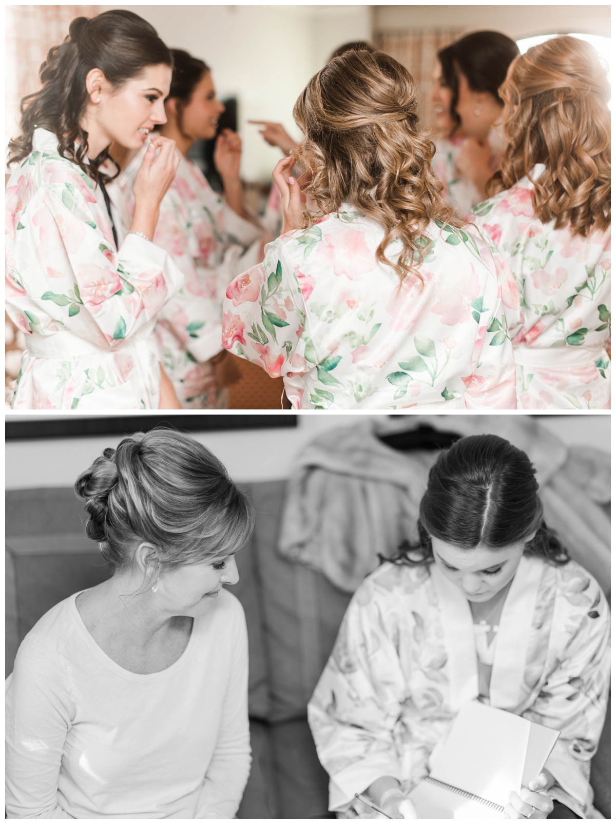 Naval Academy Fall Wedding in Annapolis, MD bridesmaids and getting ready