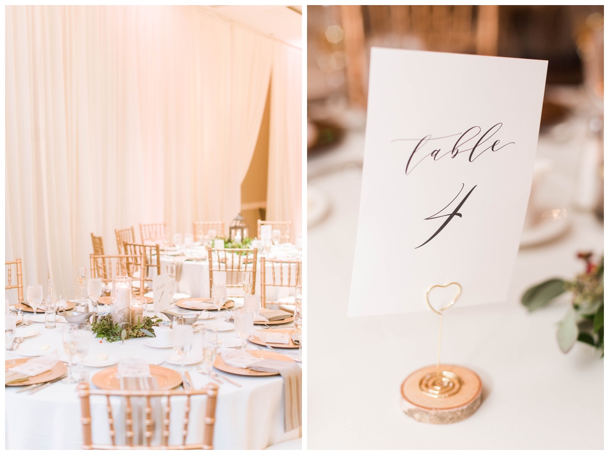 Annapolis MD wedding naval academy wedding rustic forest-inspired table setting