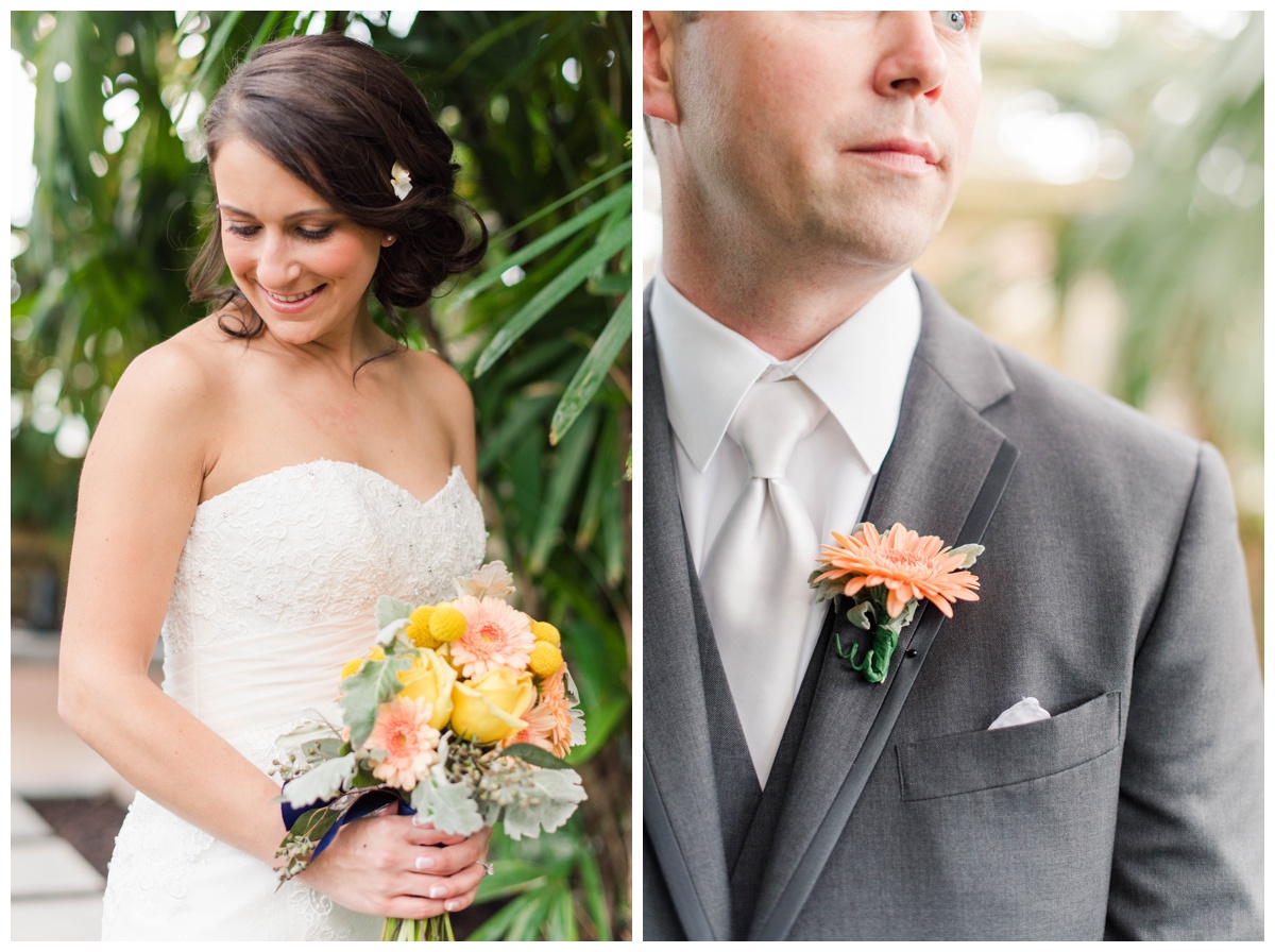 coral ideas wedding inspiration baltimore bride and groom summer wedding the rawlings conservatory wedding photographer coral and yellow wedding colors bridal bouquet boutonniere indoor wedding venue with coral year round winter