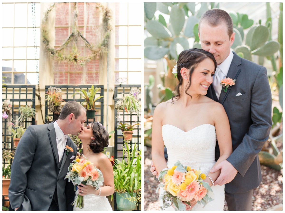 baltimore the rawlings conservatory summer wedding coral and yellow wedding colors inspiration inspo all seasons year round wedding venue cactus greenhouse wedding venue maryland wedding