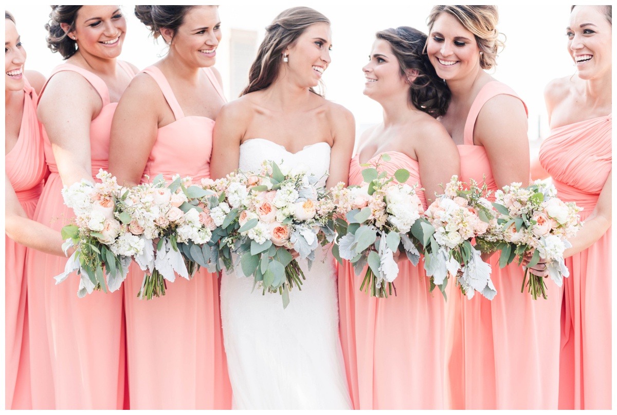 coral wedding inspiration light pink and coral wedding colors baltimore wedding bride coral bridesmaid dresses pantone living coral color of the year 2019