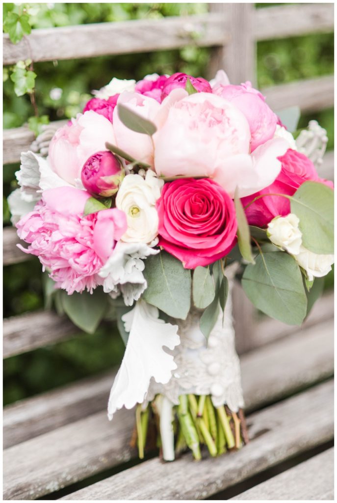oatlands historic house and gardens may wedding in leesburg va by sarah & dave photography bridal bouquet with pink peonies and white hydrangeas and roses