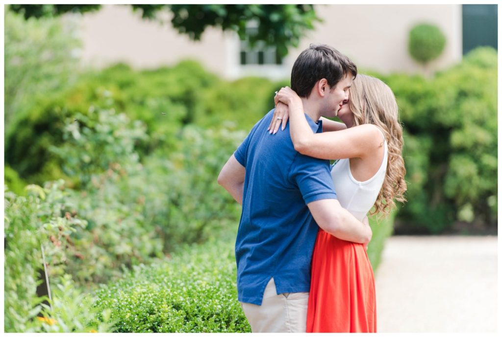 Summer Tudor Place Engagement in Washington DC by Sarah and Dave Photography by Washington DC wedding photographer