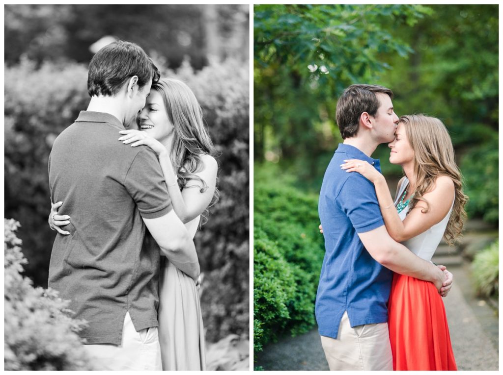 Summer Tudor Place Engagement in Washington DC by Sarah and Dave Photography in June by DC wedding photographer