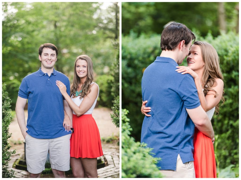 Summer Tudor Place Engagement in Washington DC by Sarah and Dave Photography DC, Annapolis, RVA, and Cville wedding engagement elopement proposal photographer
