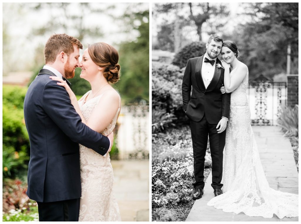 branch museum wedding in richmond va by rva wedding photographer sarah & dave photography formal portrait outdoors smiling