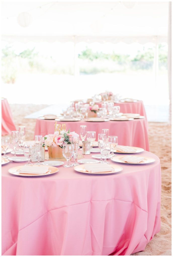 perfectly pink beach wedding inspiration