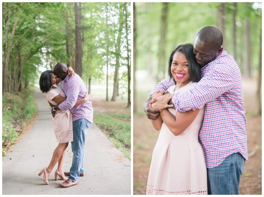 engagement photos at independence golf club in richmond rva virginia