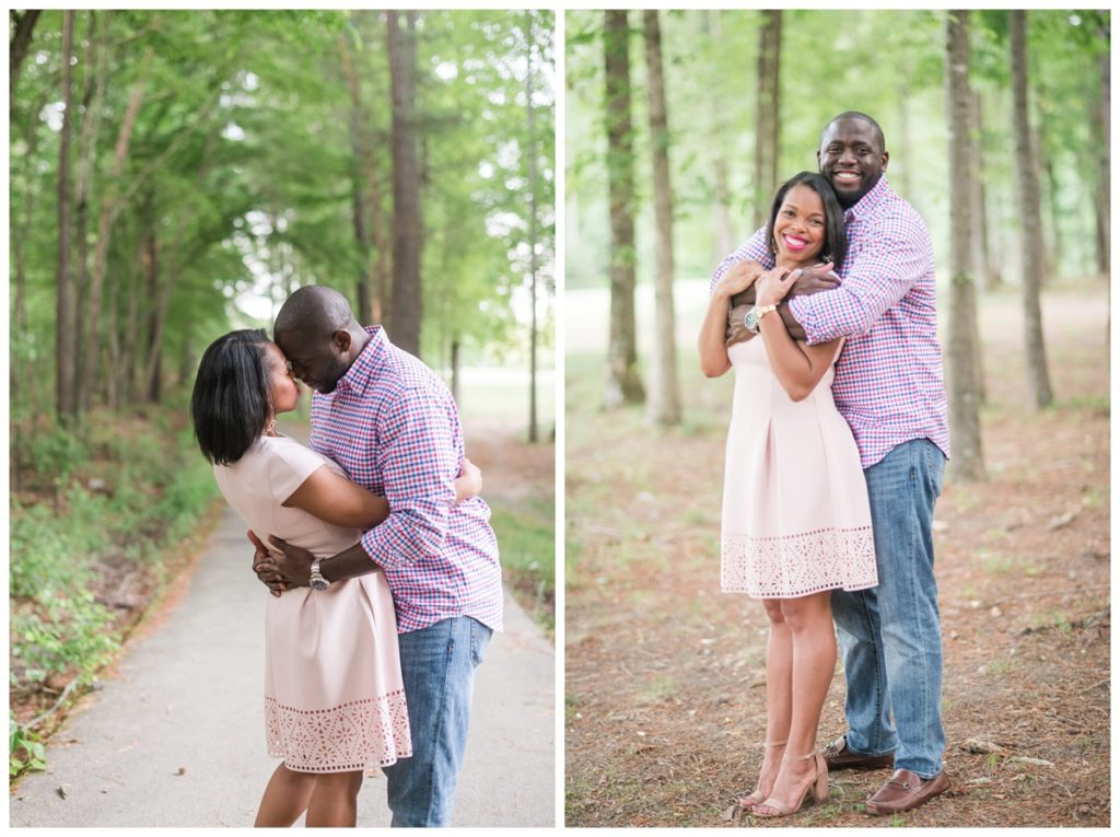 RVA engagement photos at the estates at independence golf course