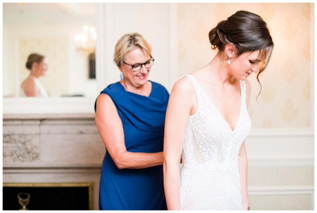 bride and mother of the bride getting ready photo at the jefferson hotel in richmond rva