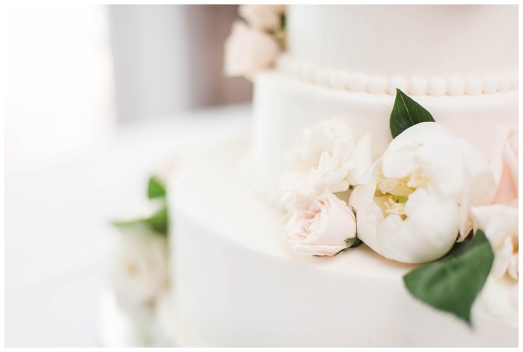 light pink and white wedding cake rva wedding cake bakery