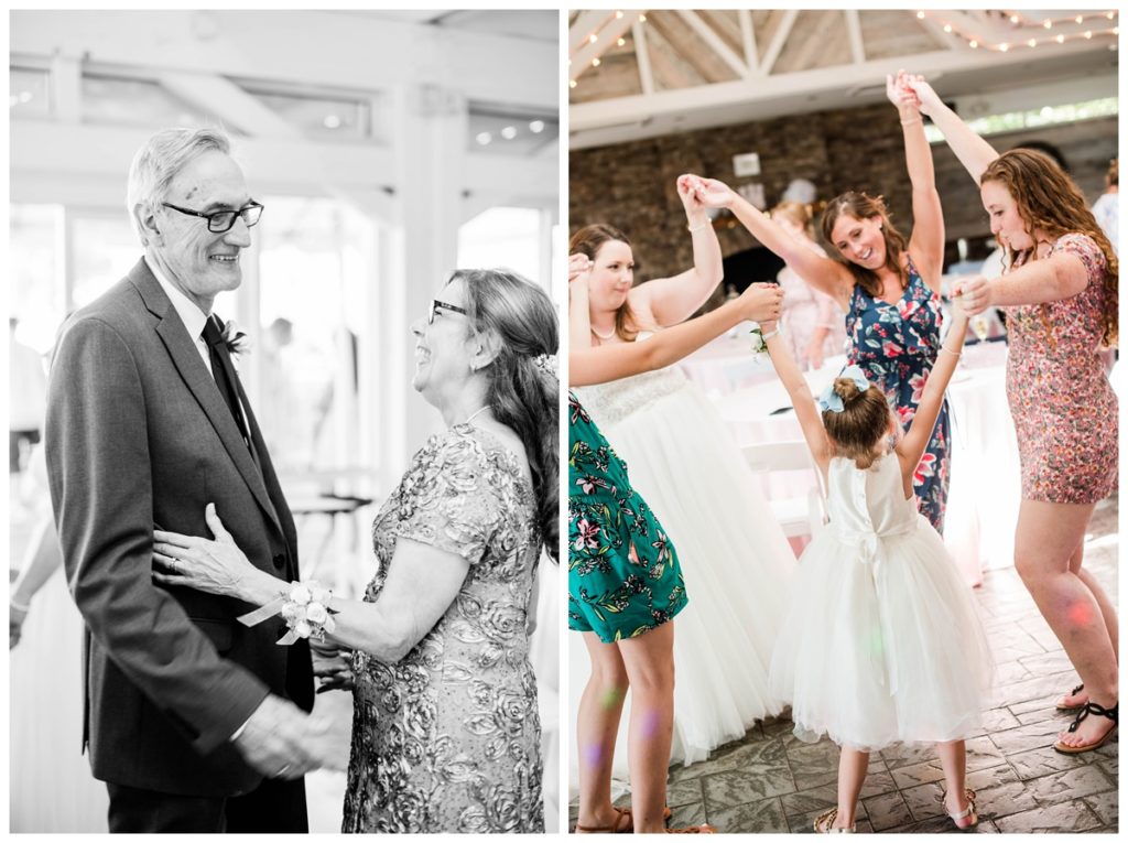 wedding reception photo at the boathouse weddings in richmond virginia by rva wedding photographers sarah & dave photography