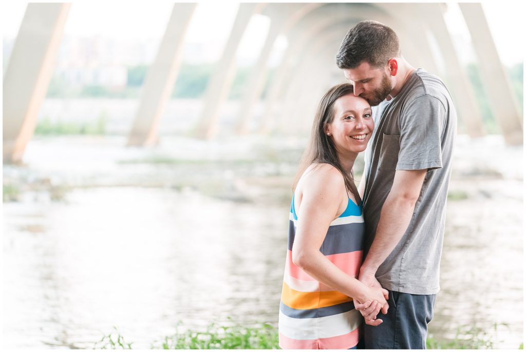 light and bright canal walk engagement in the spring in may. with lauren and padraic. by richmond wedding photographer, sarah & dave photography.