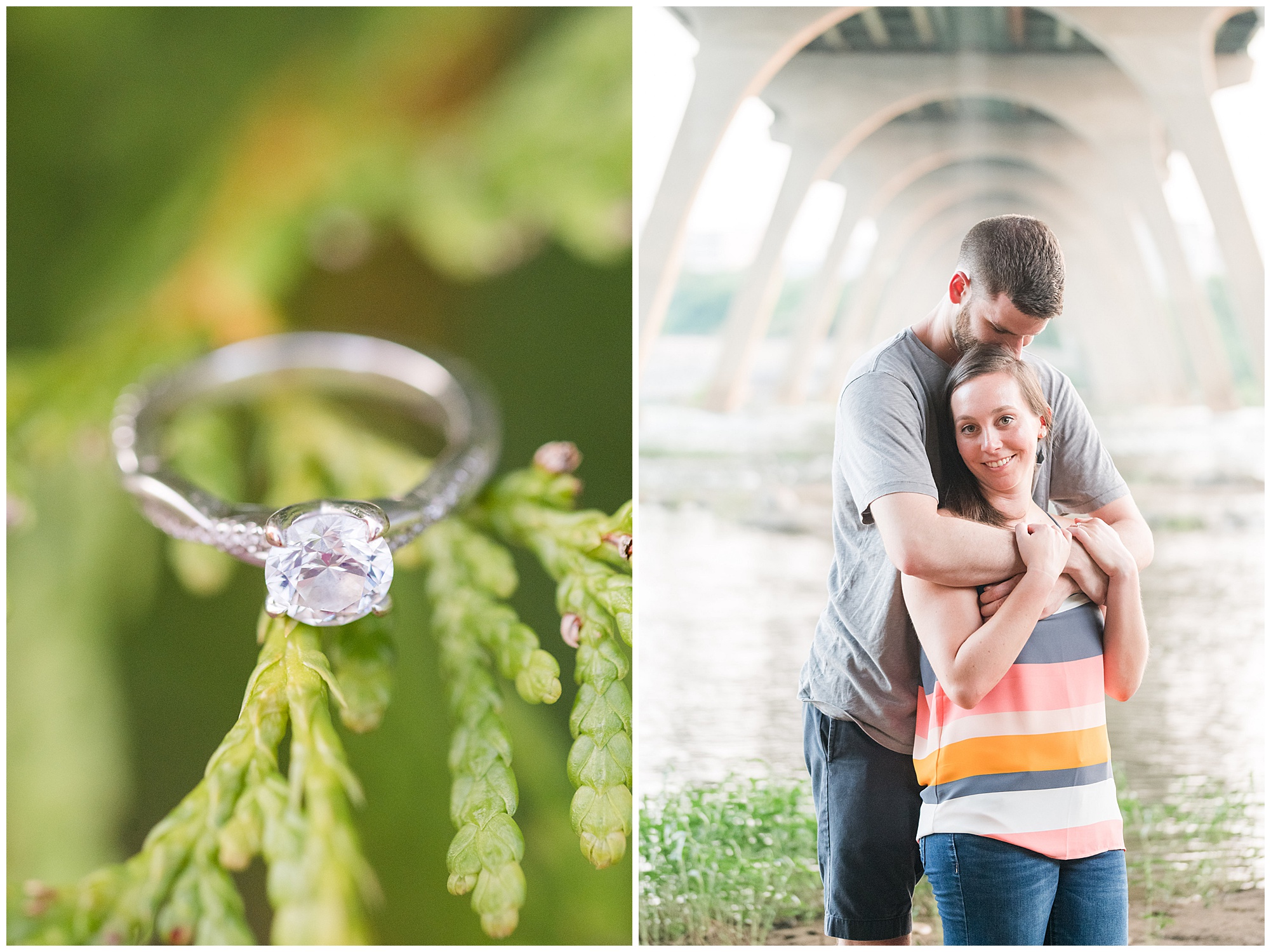 light and bright canal walk engagement in the spring in may. with lauren and padraic. by richmond wedding photographer, sarah & dave photography.