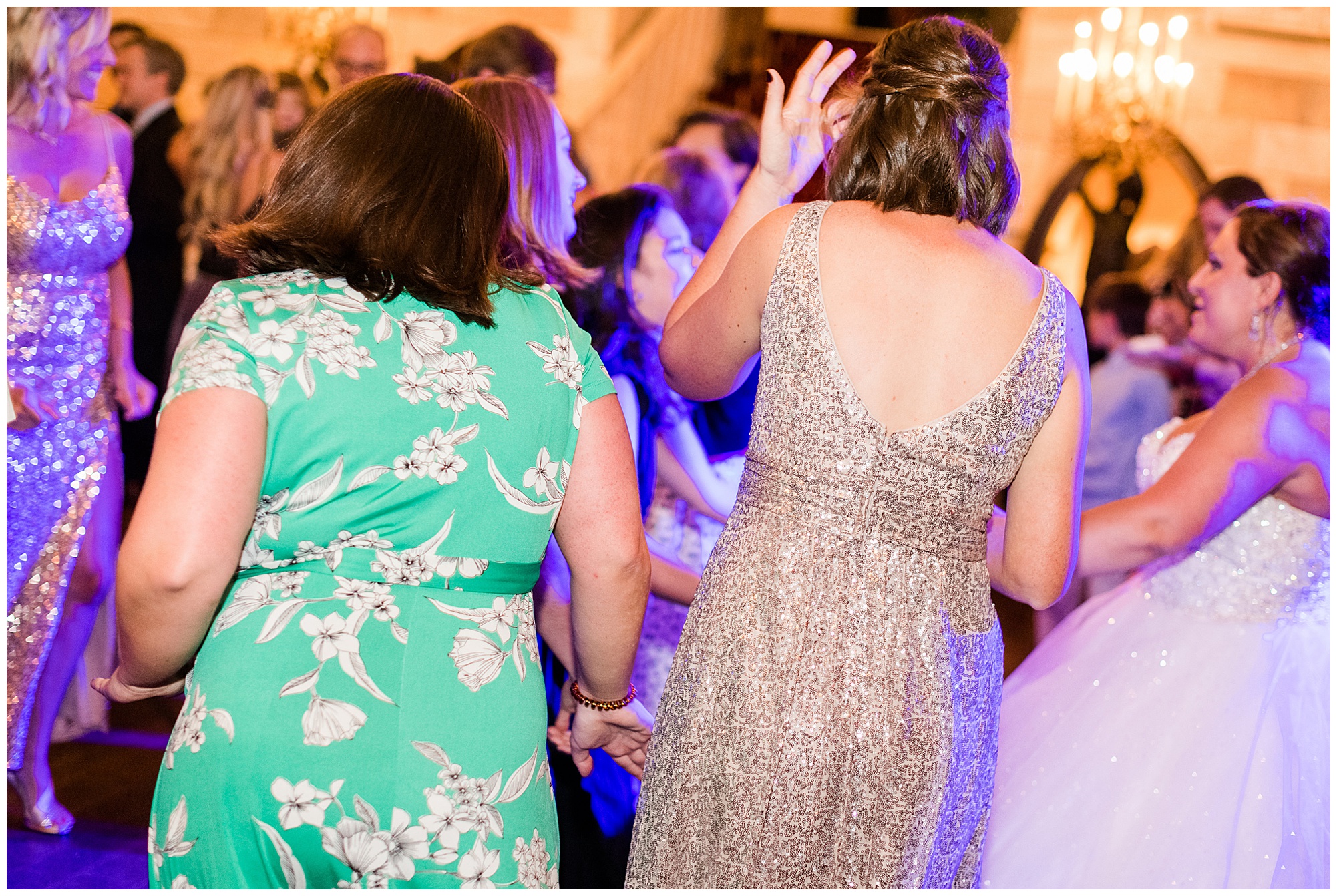 dancing the night away in the dover hall ballroom reception by photographer, sarah & dave photography