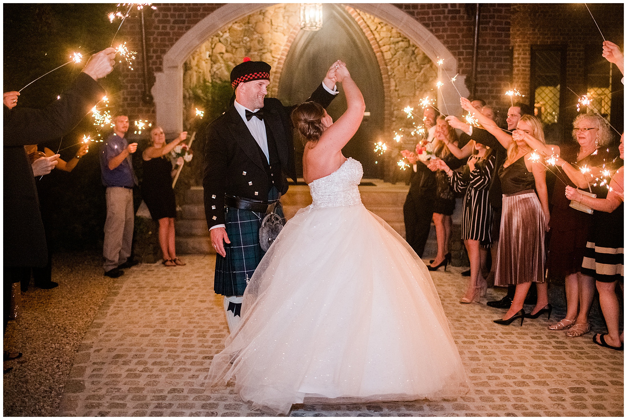 the grand exit at dover hall estate by rva wedding photographer Sarah & Dave Photography