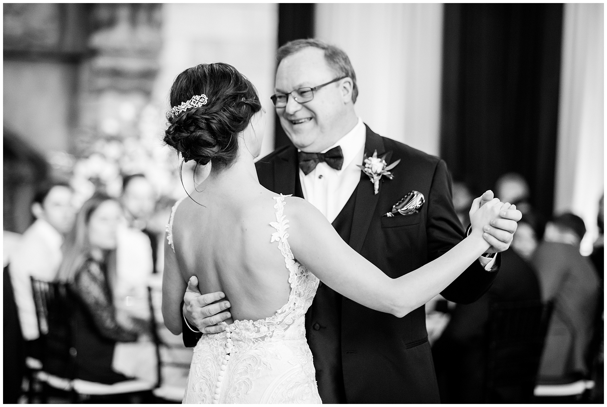 bride first dance with her dad. by rva richmond wedding photographer, sarah & dave photography.