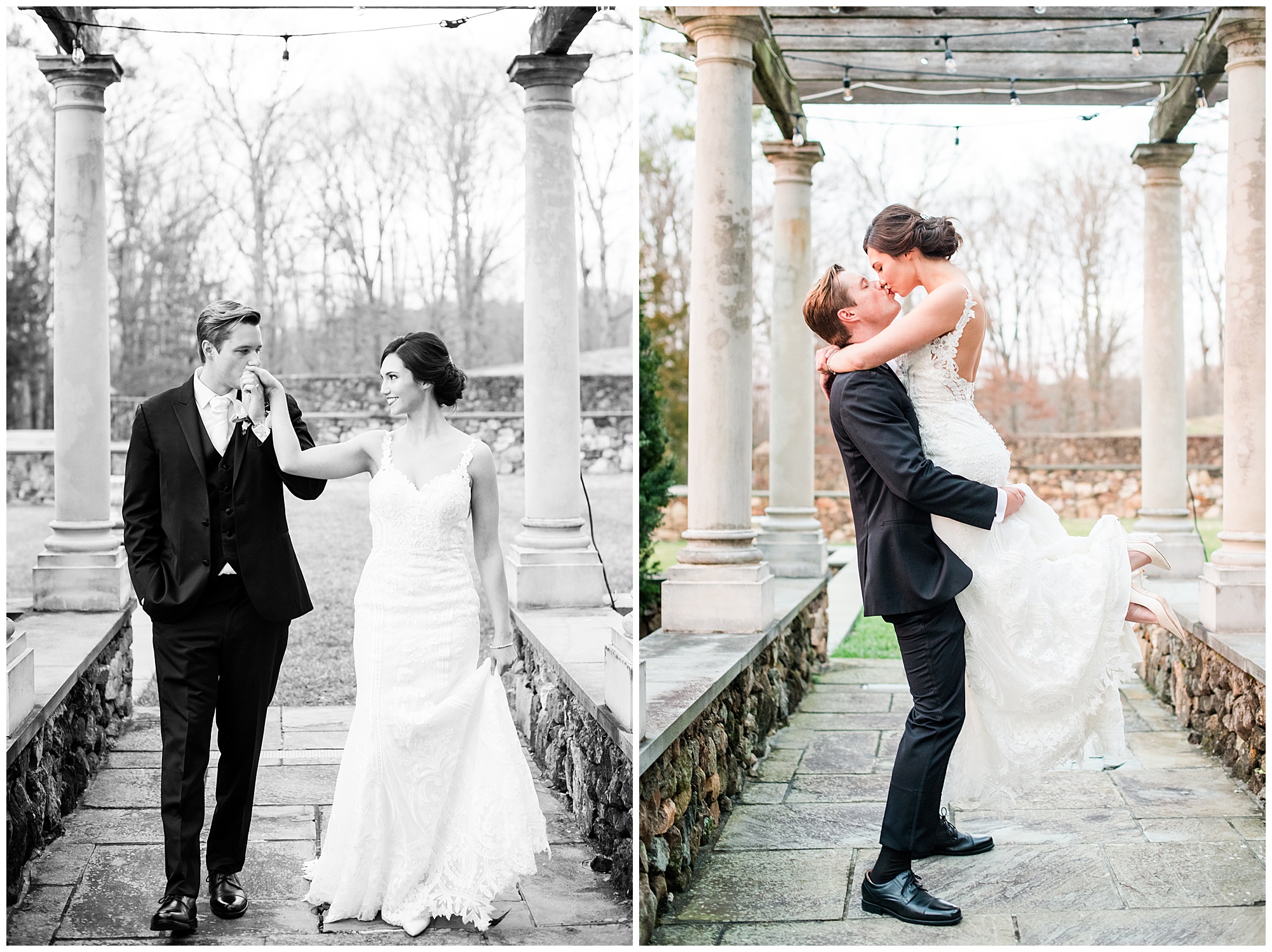 bride and groom formal portraits at dover hall estate. by sarah & dave photographer, richmond rva wedding photographer.
