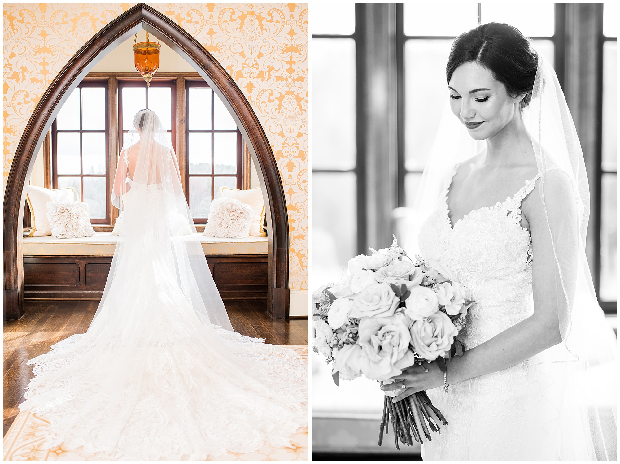 classic timeless bridal portrait at dover hall. by richmond rva wedding photographer, sarah & dave photography. 