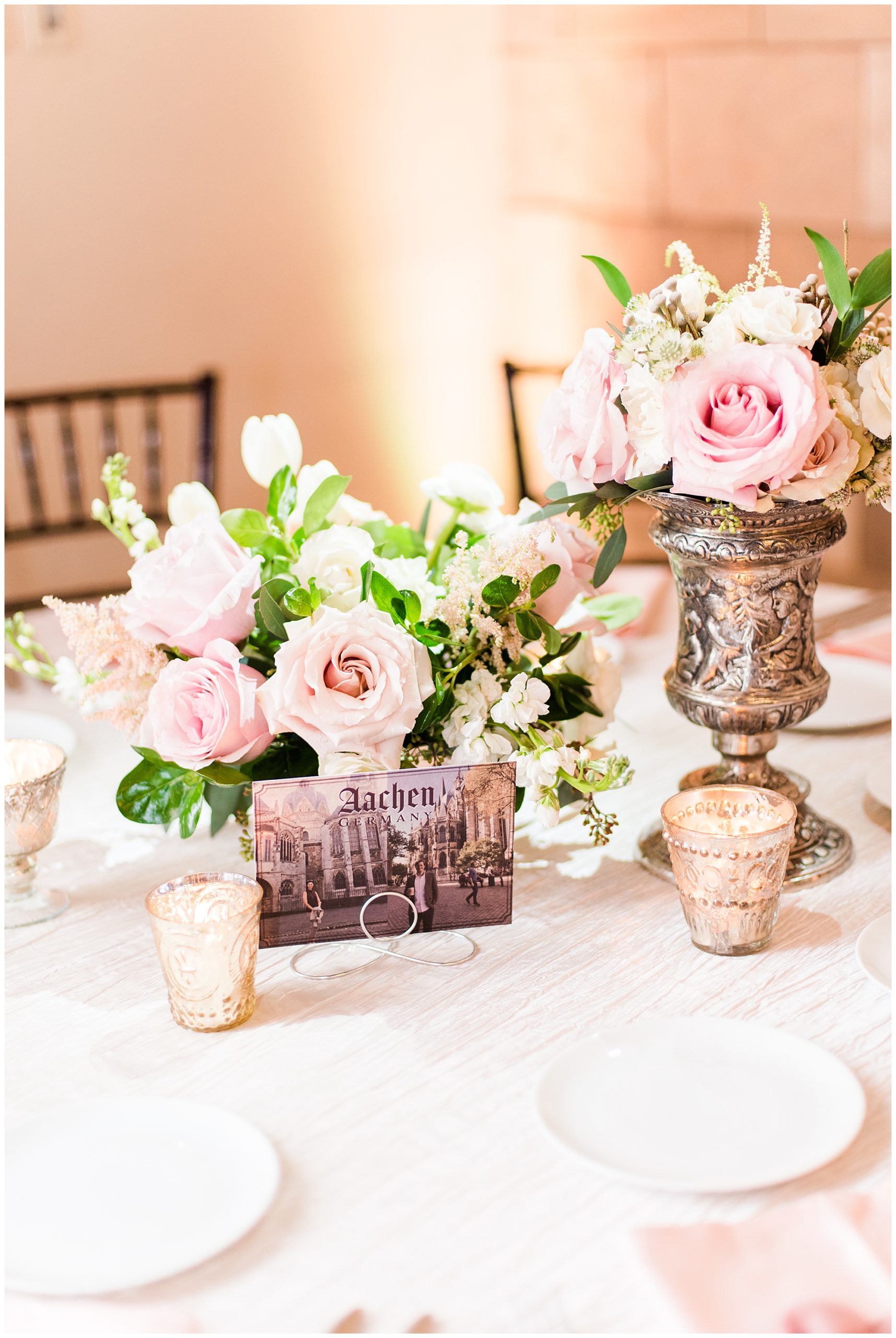 fairytale wedding reception at dover hall in pink and cream. by richmond rva wedding photographer, sarah & dave photography.